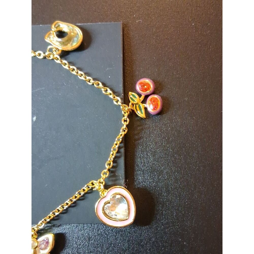 Coach Signature Charm Necklace New With Tags - Picture 3 of 5